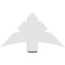 Ekena Millwork Alberta Architectural Grade PVC Gable Bracket, 36"W x 19 1/2"H x 4"D x 6"F, 13/12 Pitch GBP036X20X0406ALB00 - alternate 3